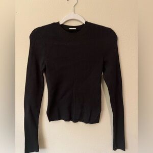 Abercrombie & Fitch Black Long Sleeve Sweater | Knit Top